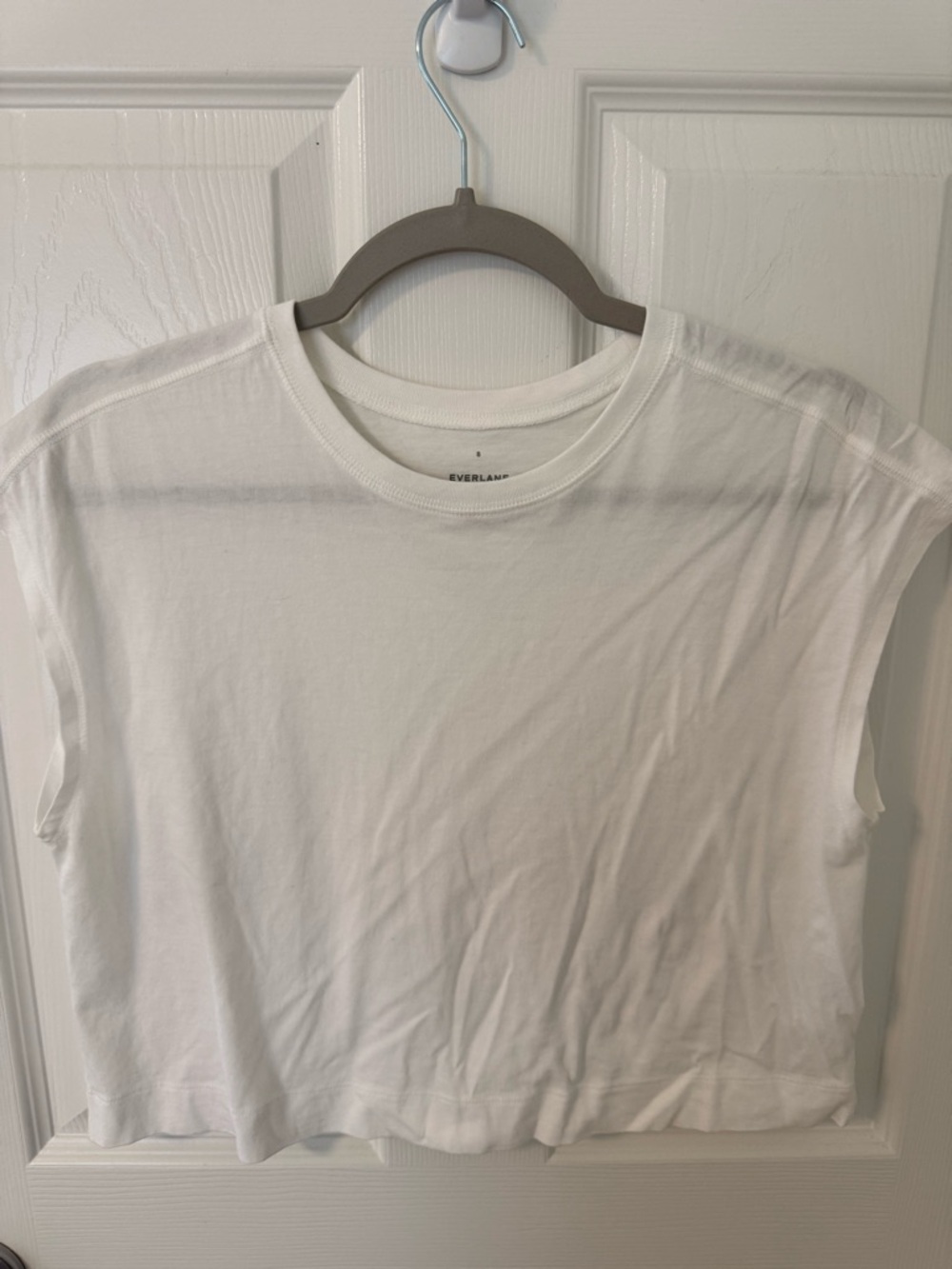 Everlane White Muscle Tank - S